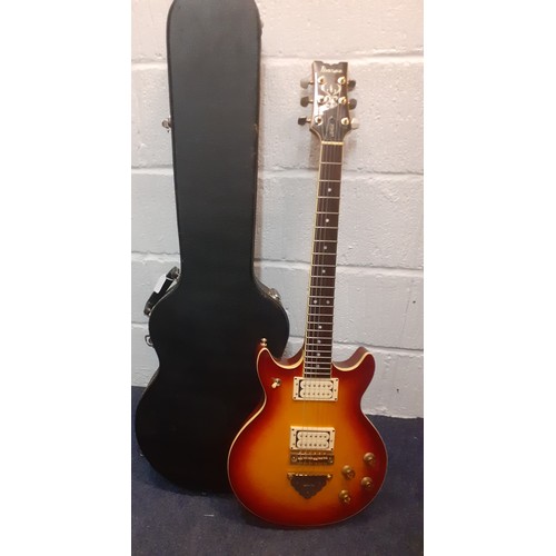 210 - A 1980's Ibanez artist AR100, serial no:H814251, made in Japan with a hardcase. Location:RWF