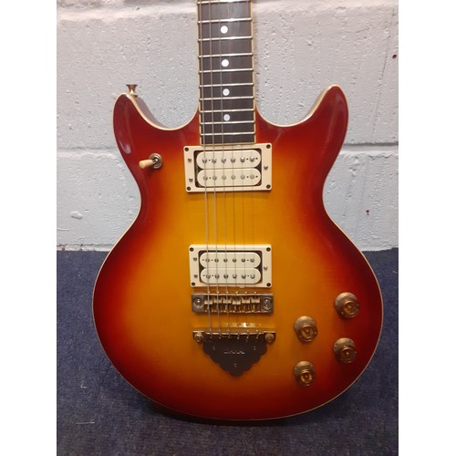 210 - A 1980's Ibanez artist AR100, serial no:H814251, made in Japan with a hardcase. Location:RWF