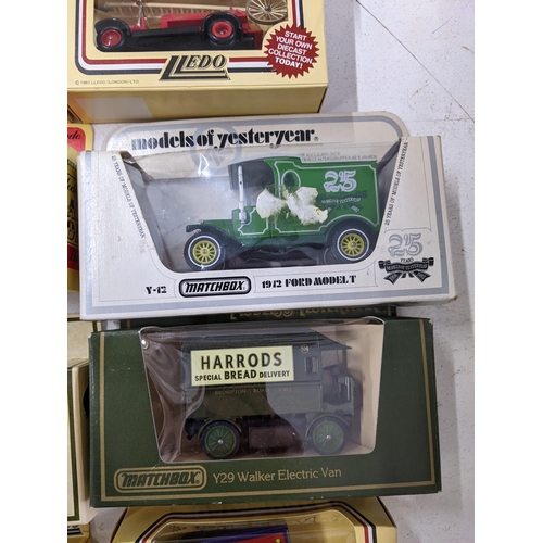 25 - A collection of approximately 69 Diecast vehicles, mostly Lledo 'Days Gone' examples and two boxed M... 