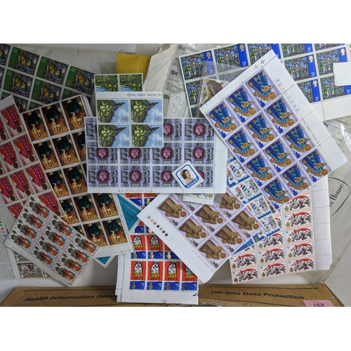 257 - Postage stamps to include examples from ST Vincent, Trinidad, St Lucia, Antigua, British Virgin Isla... 