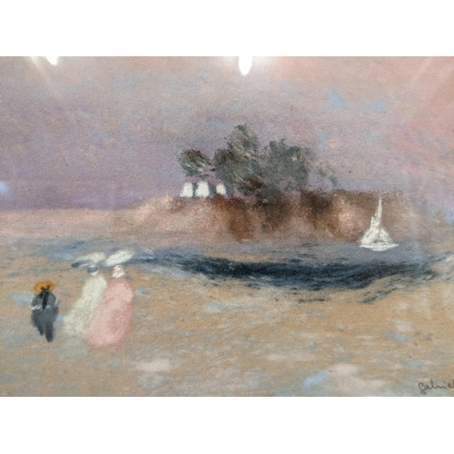 264 - Gabrielle Bellocq - figures on a beech pastel, signed, 21cm x 24cm
Location:RWM
If there is no condi... 