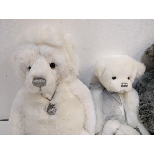 275 - Four Charlie Bears - 'Chillblaine', 'Bindi', 'Shani' designed by Isabelle Lee and 'Snowball' designe... 