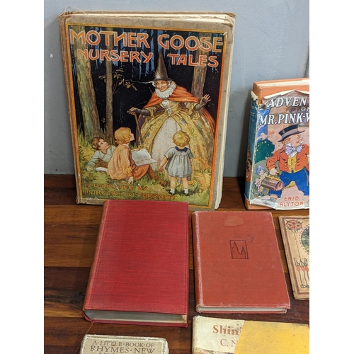 283 - Twelve books to include Mother Goose Nursery Tales illus. by Margaret W Tarrant, The Adventures of M... 