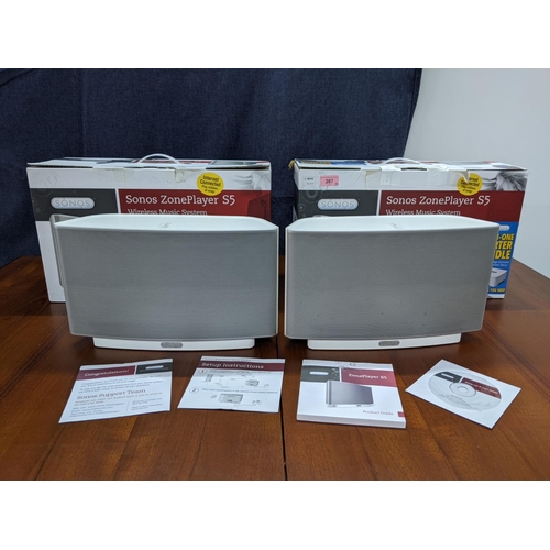 287 - Two boxed Sonos ZonePlayer 55 Wireless music systems
Location:ROS
If there is no condition report sh... 