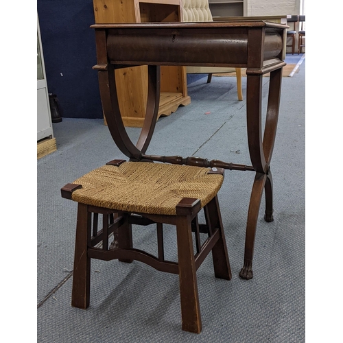 310 - An Edwardian work table and stool A/F
Location:A2M
If there is no condition report shown, please rep... 