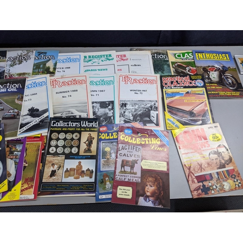 316 - A collection of magazines to include various editions of 'Traction, The Magazine of the TR Register'... 