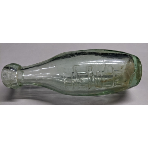 325 - A collection of vintage bottles and glassware to include a Wheelers of Wycombe bottle, an Ive Bros o... 