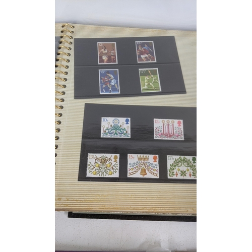 376 - Nine stamp albums to include Victorian stamps form Magyars along with later ones relating to Olympic... 