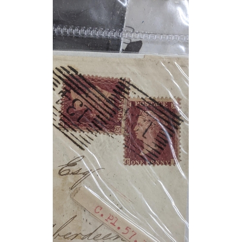 377 - A mixed lot to include a variety of blocks stamps and loose to include British examples of Penny Red... 