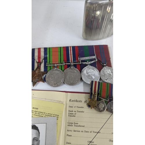 384 - WWII medals and later all from George Alexander West division Scots medals, WWII France and Germany ... 