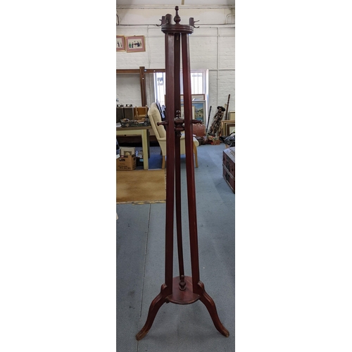 394 - A 20th century hall coat stand measuring approx. 2m in height Location:A2F
If there is no condition ... 