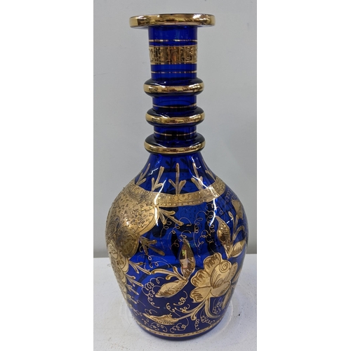 398 - A mixed lot of 20th century Oriental ceramics, and glassware to include a glass vase with a painted ... 