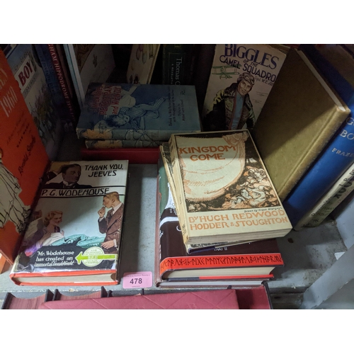 478 - A quantity of vintage books and magazines to include children's books, some signed, including two by... 