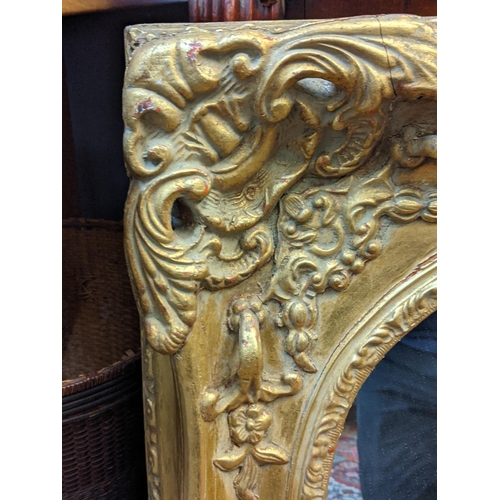 57 - A modern gold painted ornate mirror and a gilt framed mirror with a tapestry panel
Location: A1F
If ... 