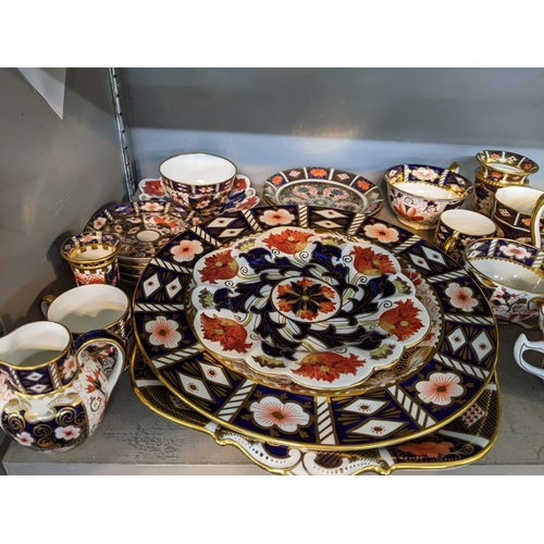 62 - Ceramics to include a Royal Crown Derby part tea set along with The Foley China plate, cup and sauce... 