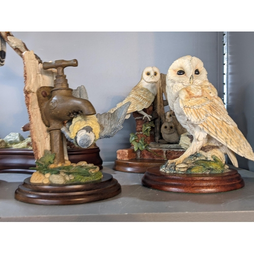 7 - Five models of birds to include examples from Country Artists, The Russell Willis Collection, The Ju... 