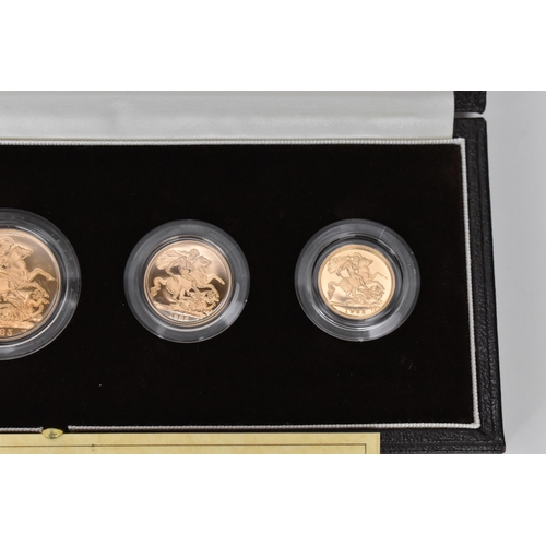 13 - United Kingdom Elizabeth II (1952-2022), 1985 Gold Proof Four-Coin Set, comprising of Five Pounds/Fi... 