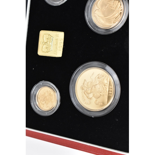 15 - United Kingdom - Elizabeth II (1952-2022), 1995 UK Gold Proof Four-Coin Set, comprising of Five Poun... 