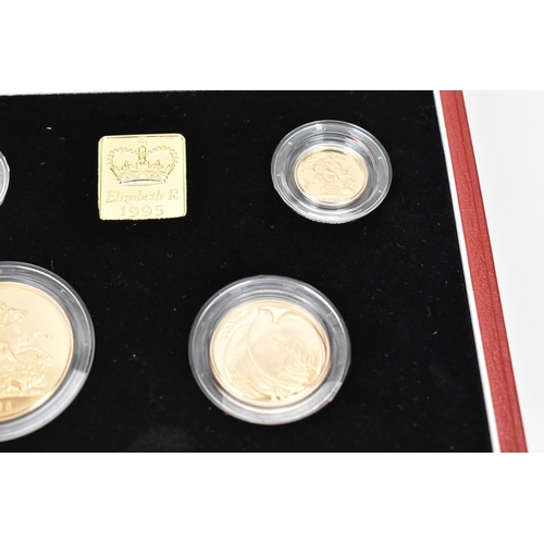 15 - United Kingdom - Elizabeth II (1952-2022), 1995 UK Gold Proof Four-Coin Set, comprising of Five Poun... 