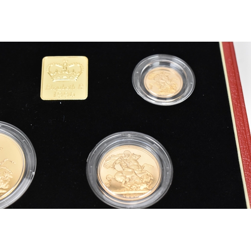 16 - United Kingdom-Elizabeth II (1952-2022), 1996 UK Gold Proof Four-Coin Set, comprising of Five Pounds... 