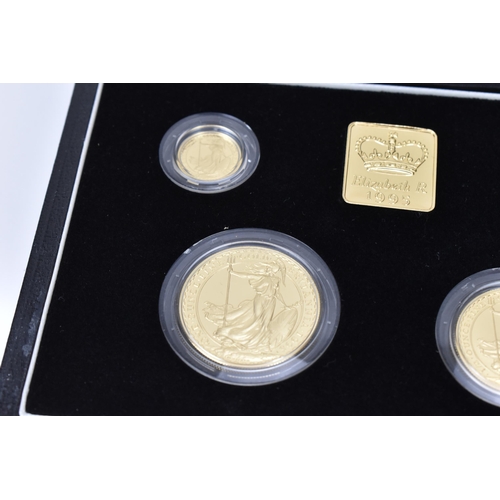 20 - United Kingdom-Elizabeth II (1952-2022), 1995 UK Gold Proof Britannia Four-Coin Collection, comprisi... 