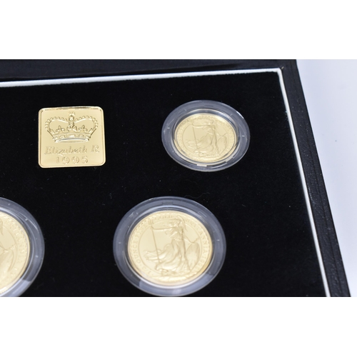 20 - United Kingdom-Elizabeth II (1952-2022), 1995 UK Gold Proof Britannia Four-Coin Collection, comprisi... 