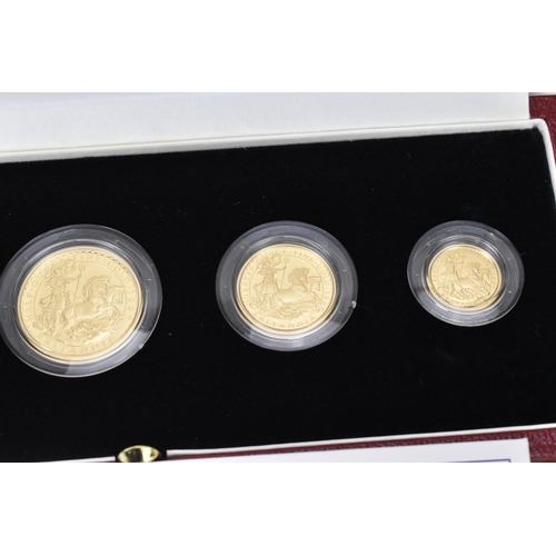 21 - United Kingdom - Elizabeth II (1952-2022), 1997 Britannia Gold Proof Four-Coin Set, comprising of £1... 