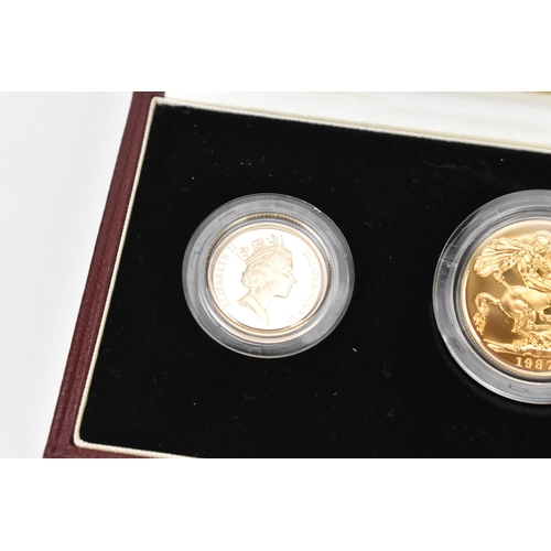 25 - United Kingdom - Elizabeth II (1952-2022), 1987 UK Gold Proof Three-Coin Set, comprising of Double S... 