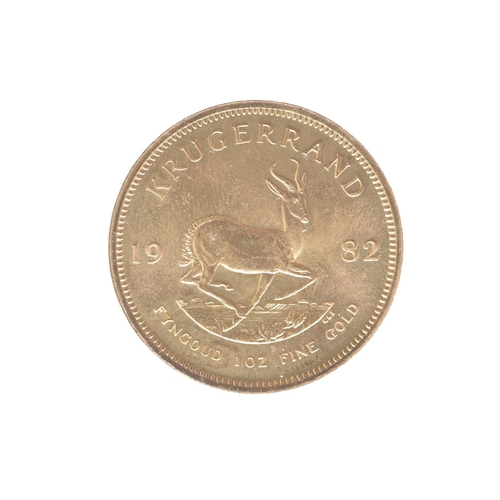 11 - South Africa - Republic (1961-), 1982 Krugerrand, 1oz Fine Gold,