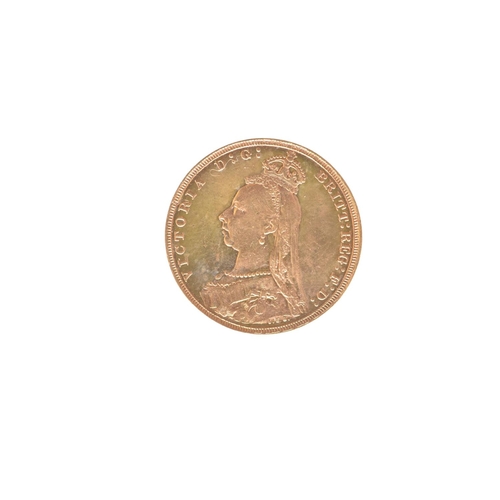 21 - United Kingdom - Victoria (1937-1901), 1888 Gold Sovereign, Melbourne Mint,