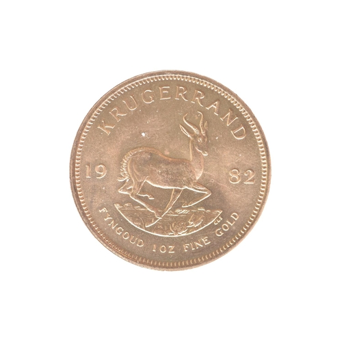 9 - South Africa - Republic (1961-), 1982 Krugerrand, 1oz Fine Gold,