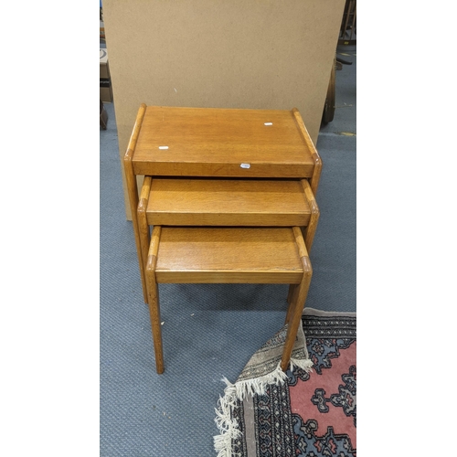 441 - Mid century oak nest of tables
Location:A1M
If there is no condition report shown, please request