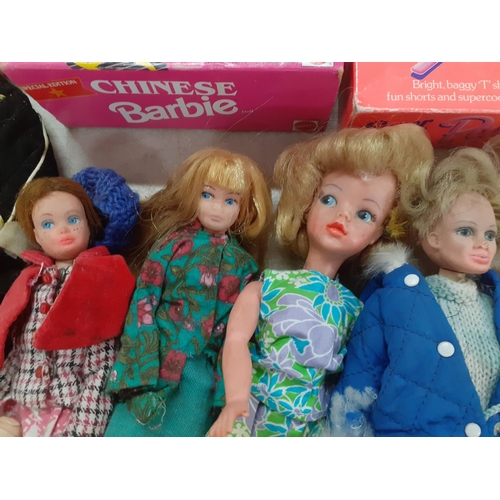 507 - A collection of vintage dolls A/F and toys to include a Made in Hong Kong' Sindy, Chinese Sindy and ... 