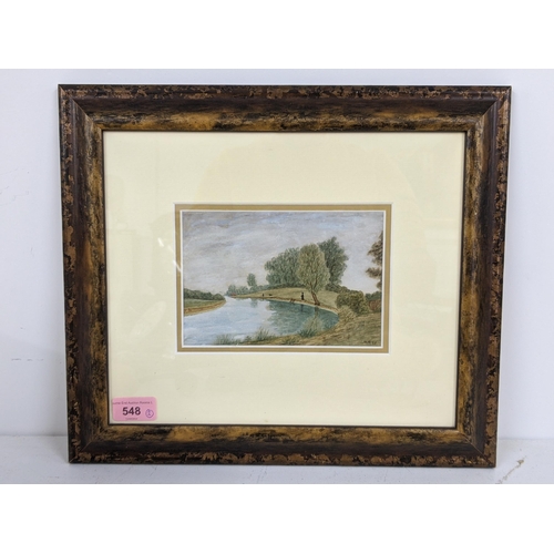 548 - Two watercolours by H Narraway, one signed and one with initial HN, both in bottom right corner, Cot... 