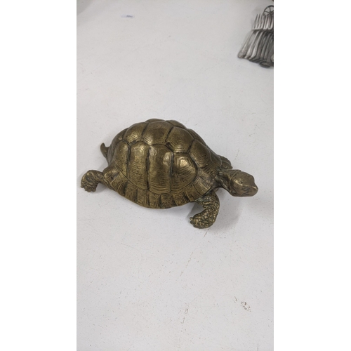 550 - An early 20th century Bergman style gilt metal of a tortoise
Location: A2B
If there is no condition ... 