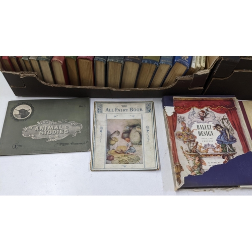 561 - A collection of various vintage children's books some fiction and some non fiction to include 'a Chr... 