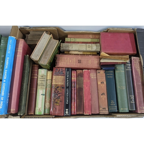 562 - A collection of vintage books, some fiction, some non fiction, to include 'A Modern Comedy' by John ... 