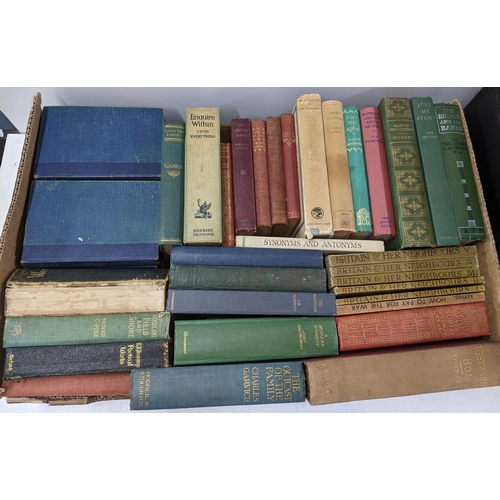 562 - A collection of vintage books, some fiction, some non fiction, to include 'A Modern Comedy' by John ... 