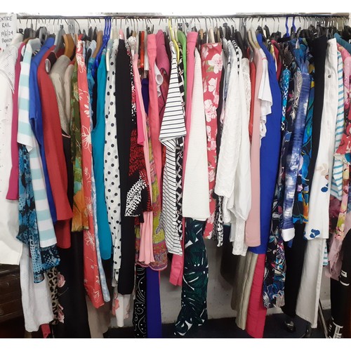 162 - A full rail of modern ladies clothing, mainly UK16-22 to include Joseph Ribkoff, M&S, Joules, Olsen,... 