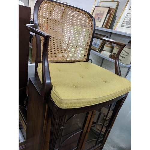 302 - Mixed 19th century and later chairs to include early 20th century shield back dining chairs, Lloyd L... 