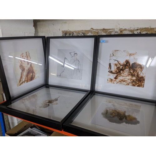 337 - A group of seven Ikea framed and glazed prints, Location: G
If there is no condition report shown, p... 