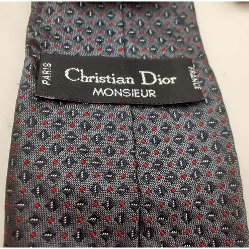 20 - Christian Dior-Eight 1980's/90's 'Monsieur' gents ties in branded boxes. Location: R1.1
If there is ... 