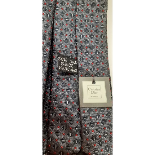 20 - Christian Dior-Eight 1980's/90's 'Monsieur' gents ties in branded boxes. Location: R1.1
If there is ... 