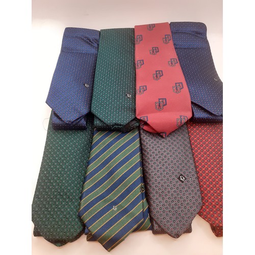 25 - Christian Dior-Eight 1980's/90's 'Monsieur' gents silk ties in branded boxes. Location: R2.1
Conditi... 