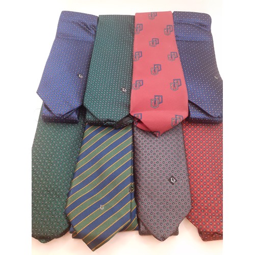 25 - Christian Dior-Eight 1980's/90's 'Monsieur' gents silk ties in branded boxes. Location: R2.1
Conditi... 