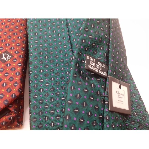 29 - Christian Dior-Ten 1980's/90's 'Monsieur' gents ties in branded boxes. Location: R2.2
If there is no... 