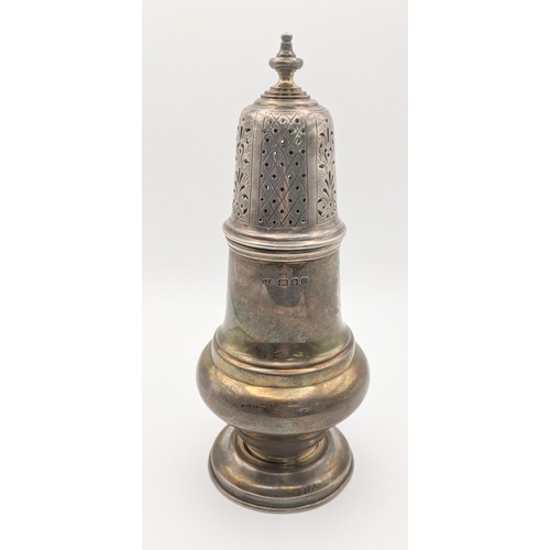 11 - An Alfred Ernest neighbour silver sugar caster, hallmarked London 1935, 231g
Location: 1-1
If there ... 