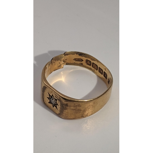 140 - A 18ct gold starburst signet ring A/f 5.3g
Location:CAB 1
If there is no condition report shown, ple... 