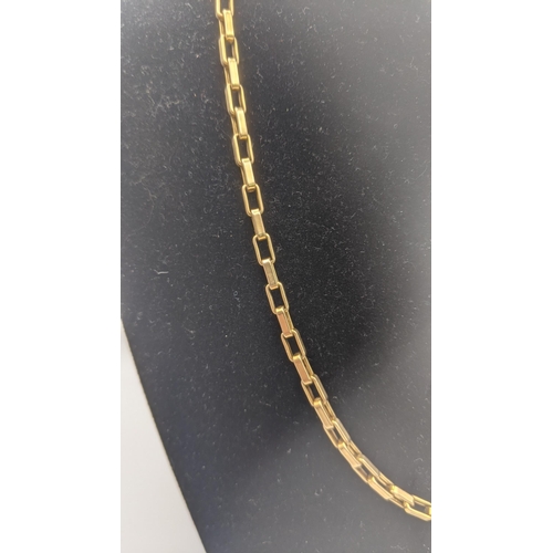 222 - A 9ct gold box link necklace 8.7g
Location:CAB6
If there is no condition report shown, please reques... 