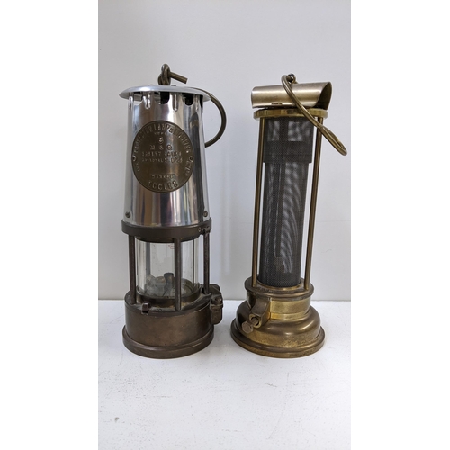 267 - Two miners lamps to include an E Thomas Williams lamp and an Eccles lamp
Location:2.1
If there is no... 